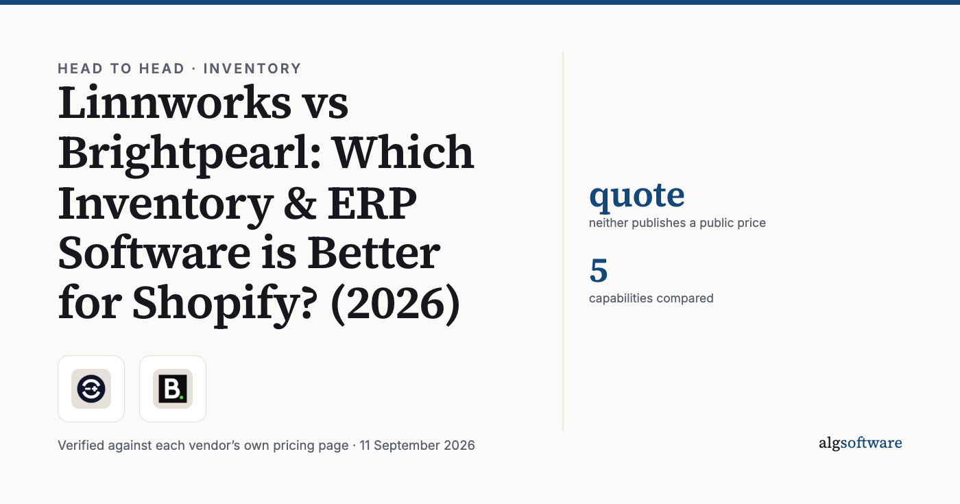 Summary card: quote, neither publishes a public price; 5, capabilities compared.
