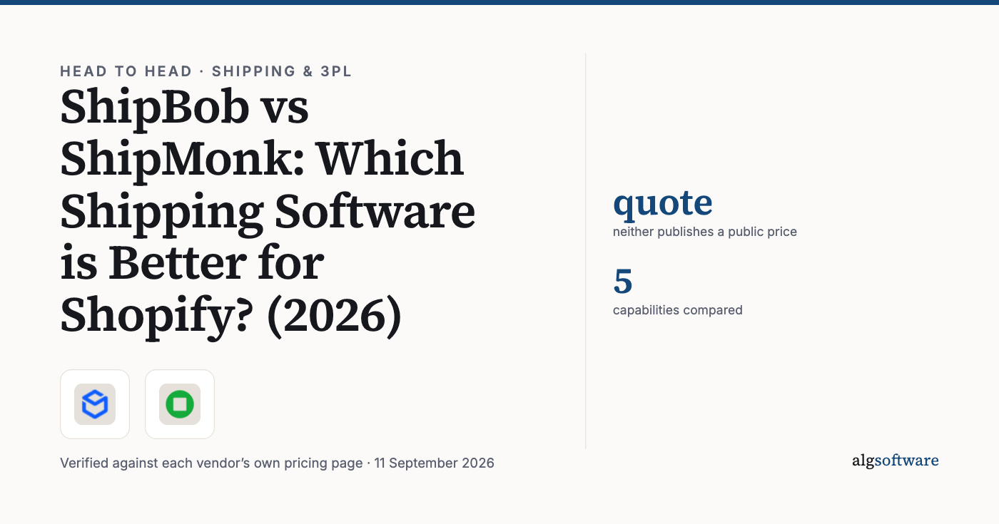 Summary card: quote, neither publishes a public price; 5, capabilities compared.